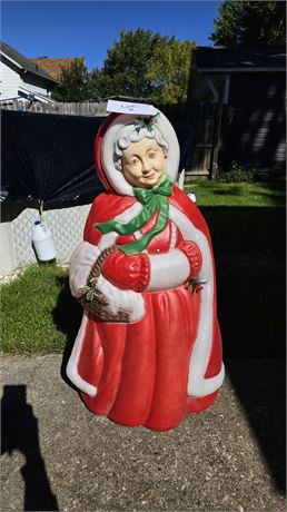 Vintage Empire Blown Mold Mrs. Claus