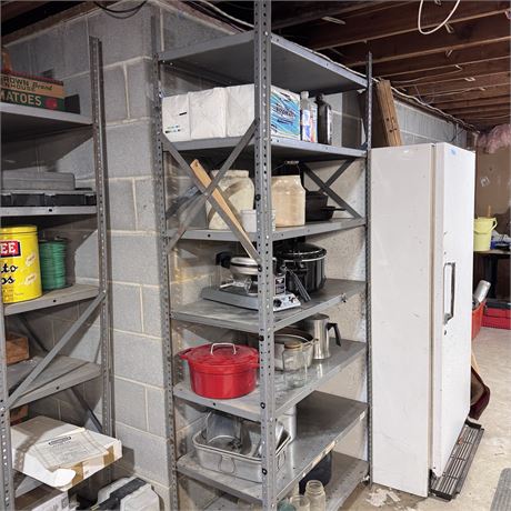 7-Tier Metal Shelving (WITHOUT CONTENTS)