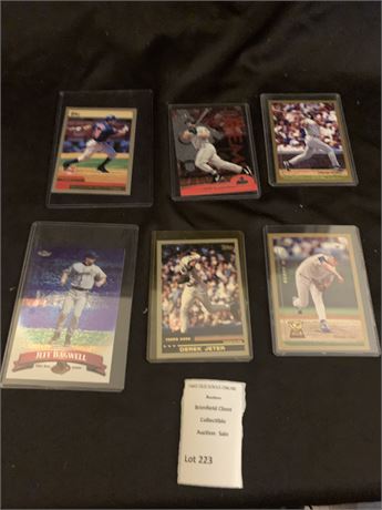 Vintage Baseball Card Lot of 6