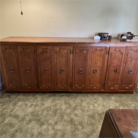 Solid Wood Sideboard or Media Cabinet - NO CONTENTS