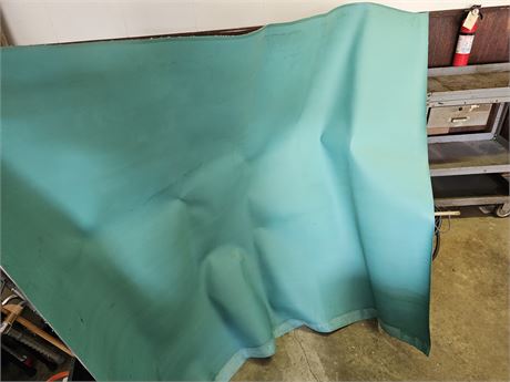 Turquoise Outdoor Faux Leather Fabric