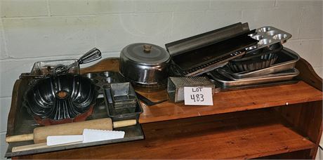 Mixed Bakeware- Cake, Muffin, Cookie Sheets & More