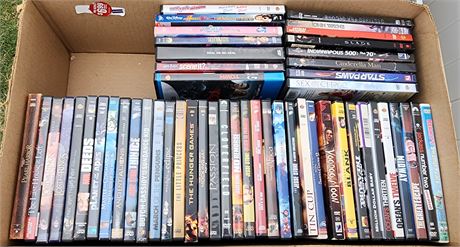 Box of Assorted DVD's