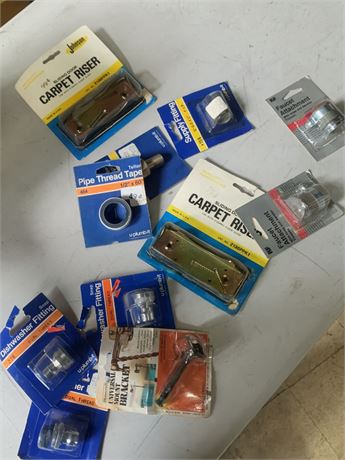 Johnson Sliding Door Carpet Risers, Teflon Pipe Thread Tape Roll & More