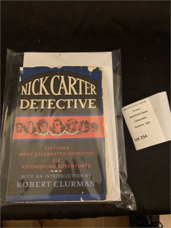 Nick Carter Detective Book
