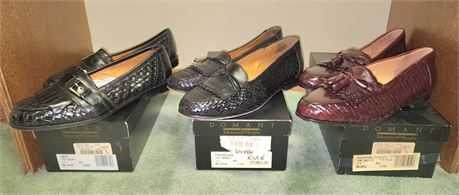 3 Domani Woven Kilt Shoes