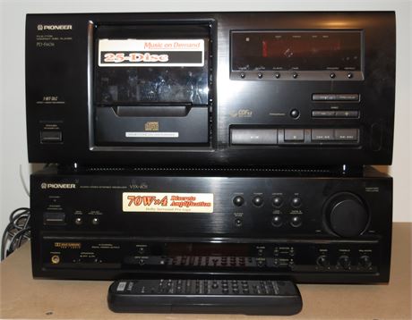 Pioneer Receiver, CD Player