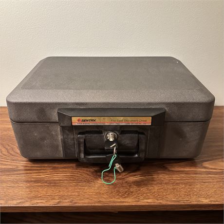 Sentry Fire Safe Document Chest w/ Keys