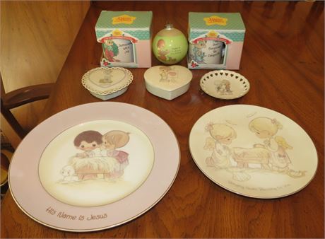 Precious Moments Plates, Mugs, Etc