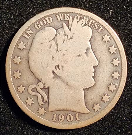 1901 Barber Half-Dollar