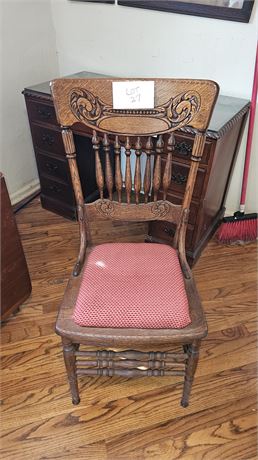 Vintage Victorian Era Wood Side Chair