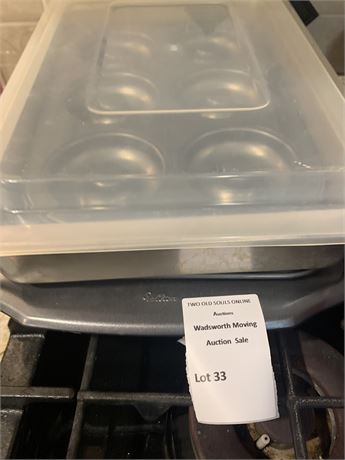Nordic Ware Donut Baking Pan & Muffin/Cupcake Pan Lot