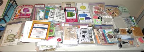 Crafts Supplies: Rubber Stamps, Dyes,