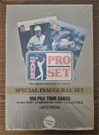 Sealed PGA Tour Cards