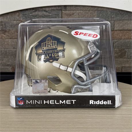 Riddell Speed Pro Football Hall of Fame Mini Football Helmet - New in Box