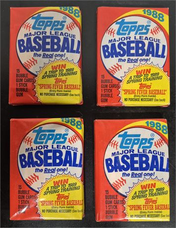 Unopened 1988 Topps Baseball Cards