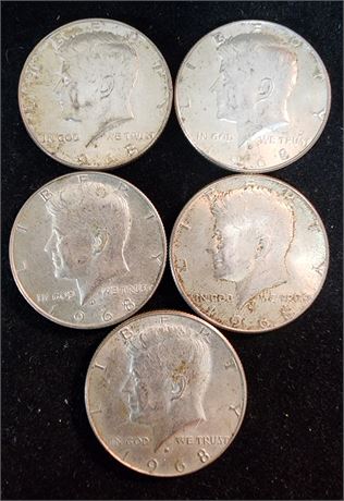 1968 Half Dollars