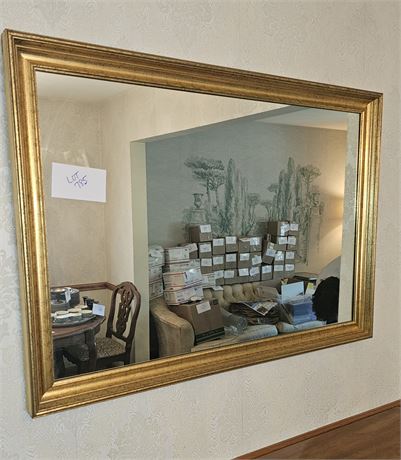 Large Gold Frame Wall Mirror