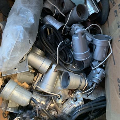 Metal Outdoor Light Socket Lot