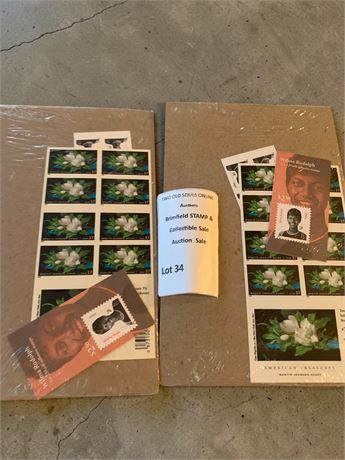 2 US Postal Stamp Sealed Packs SOP Wave 3 Packets From 2004 - 37 Cent Stamps