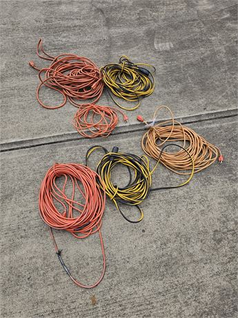 Mixed Heavy Duty Extension Cord Lot