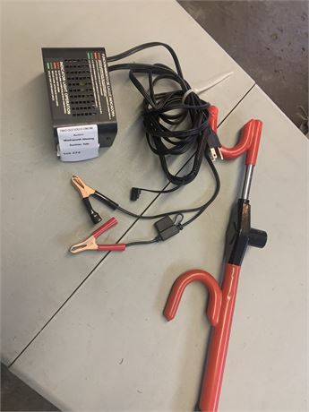 Battery Float Charger & The Club Steering Wheel Lock