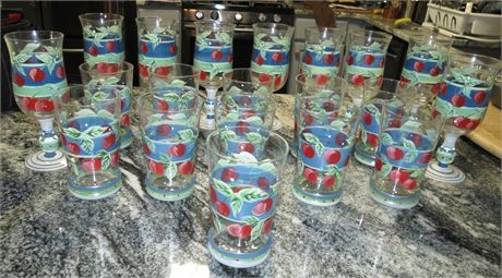 Hand Painted Glassware