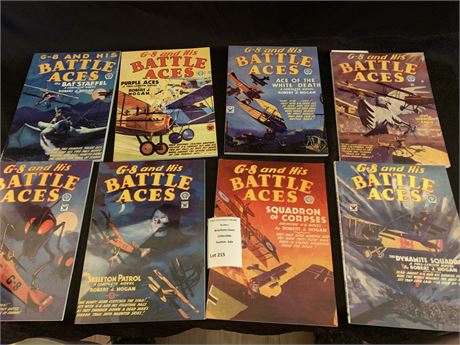 G-8 And His Battle Aces Comic Book Lot of 8