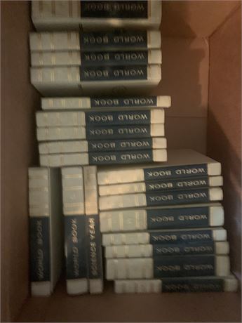 World Book Multi-Volume Encyclopedia Book Set From 1966