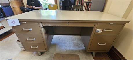 Industrial Metal Desk