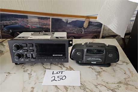 Chrysler Car Radio & Electro Brand Mini Boom Box