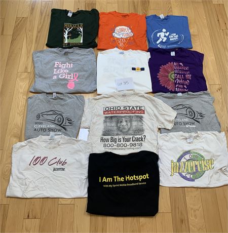 Adult Unisex Graphic Tee Lot (L & XL) - Ohio State Water Proofing, Port & Co