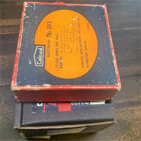 Calrad Multitester TK-202 & Craftsman Electric Foot Pedal Switch Model 925172