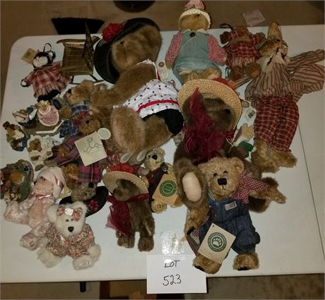 Mixed Boyds Plush Collectible Bears