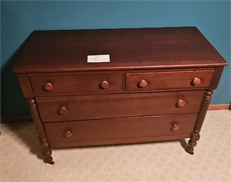 Consider H. Willett Wood Dresser W/ Castor Wheels