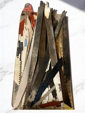 Reciprocating Saw Blade Lot - Lenox, Dewalt, Arlens & More