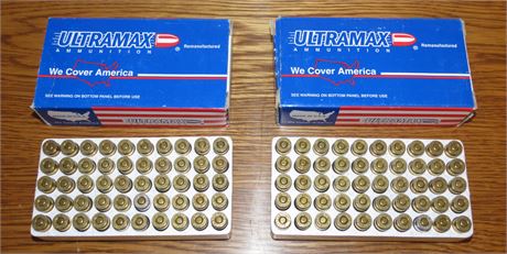 Ultramax 9mm Ammunition (2 Boxes)