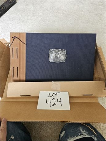 Marlboro Country Bound Leather & Canvas Photograph Book