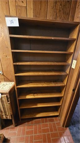 Wood Book Shelf