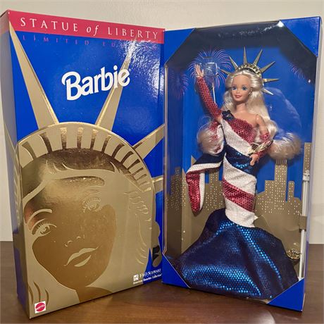 1996 FAO Schwarz Statue of Liberty Barbie