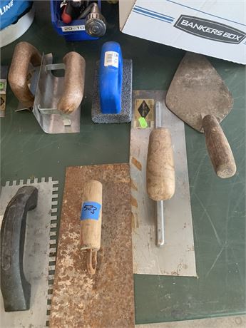 Trowel Lot Concrete Finishing Tools