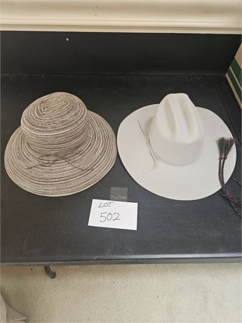 Neenie Co. "Rodeo King" Cowboy/Girl Hat Beaver Quality Like New & Sun Hat
