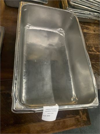 Stainless Steel Food Service Buffet Pan Lot of 2