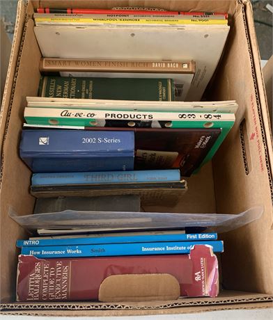 Vintage Book/Ephemera Lot - Repair Manuals, Smart Women Finish Rich & More