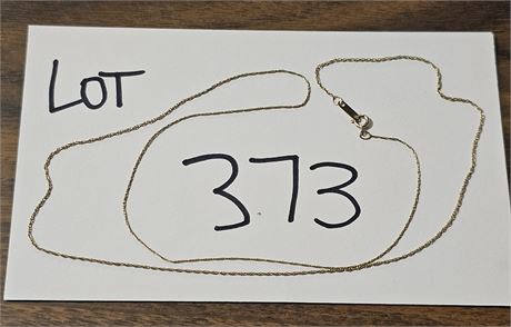 10K Gold 20" Chain 0.3 DWT