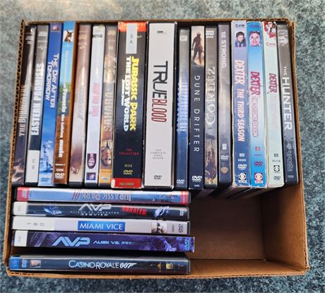 Box Of Assorted DVD's