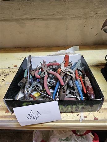 Mixed Small Hand Tools - Pliers / Wrenches & More