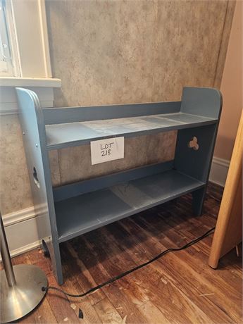 Country Blue Painted Book Shelf