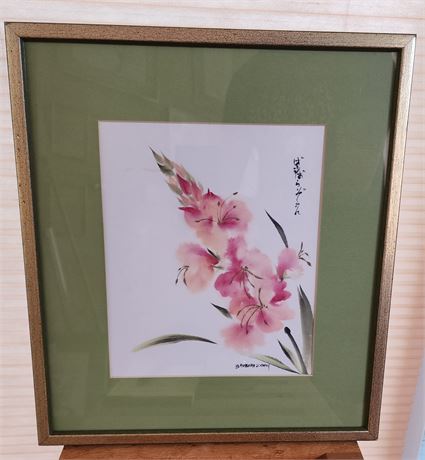 Barbara Zohn Signed Watercolor Painting