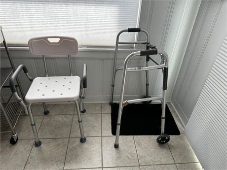 Walker and Shower Chair